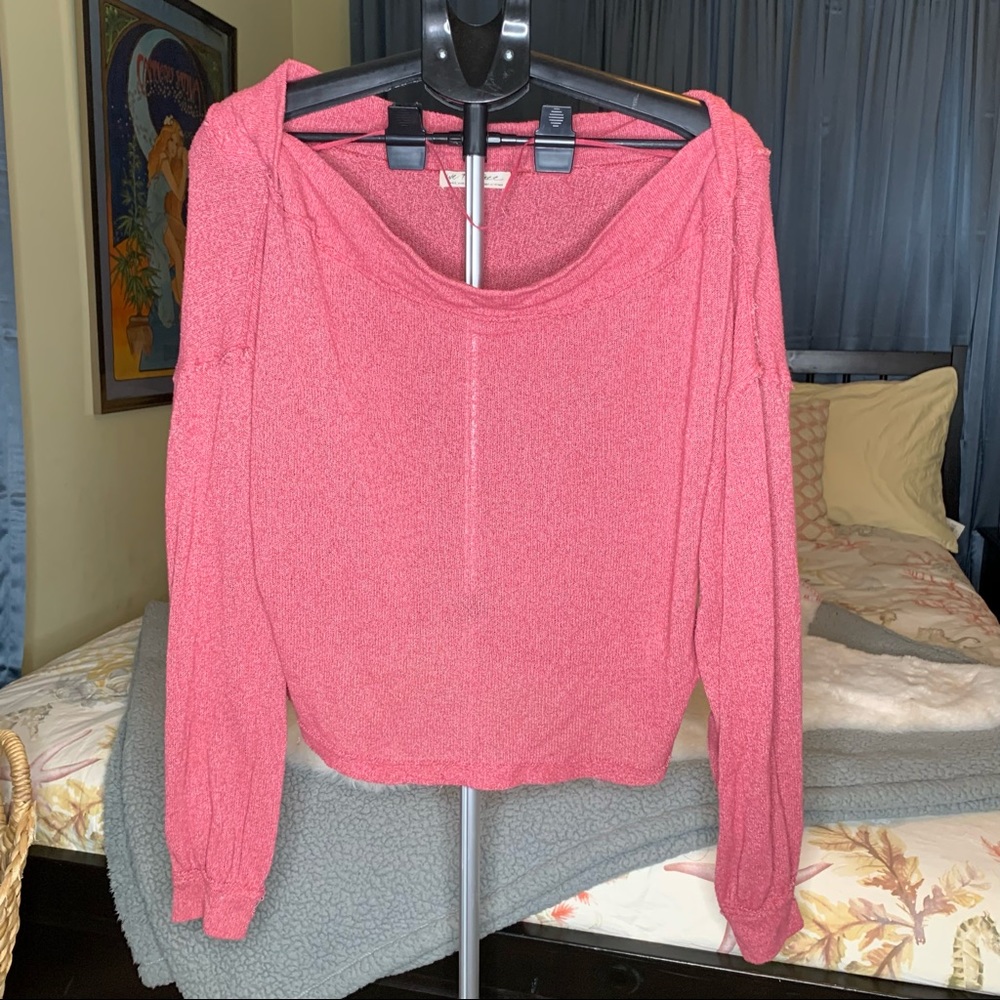 We the free, off the shoulder slouchy sweater, size small